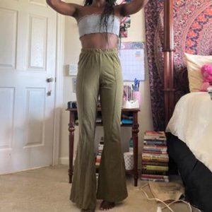 Missguided Green Comfortable Pants
